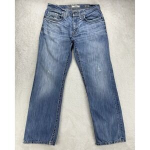 BKE Buckle‎ Jeans Men 31x31 Blue Tyler Bootcut Stretch Denim Distressed "Read"